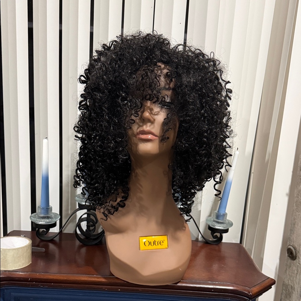 # 8 - Black Curly Wig for Women